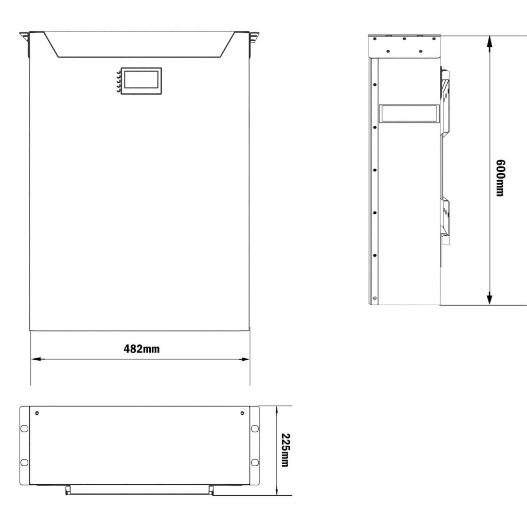 48V 200Ah powerwall lithium battery