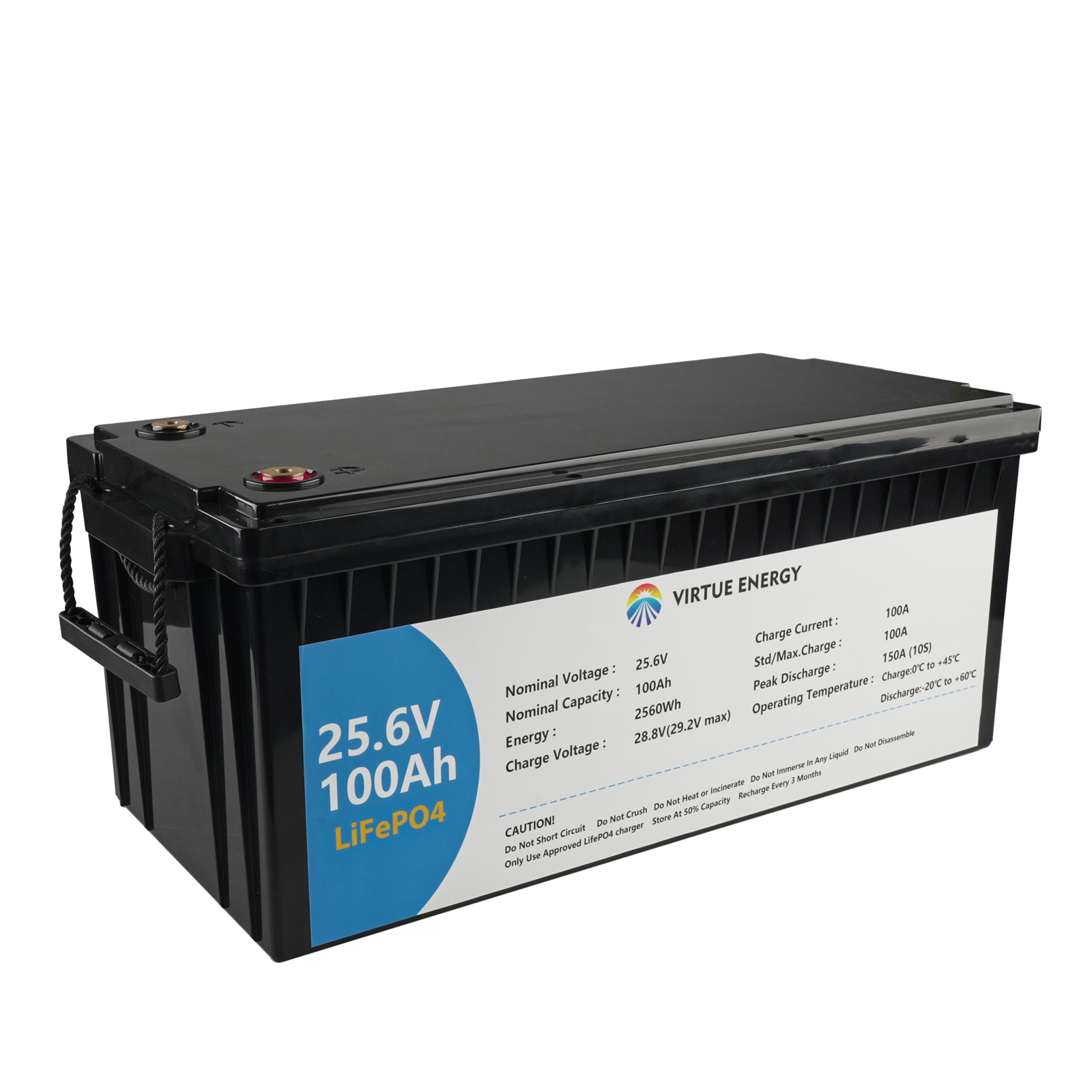 24V 100Ah LiFePO4 battery 2