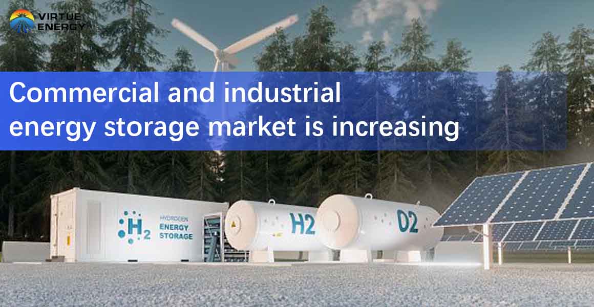 Commercial and industrial energy storage market is increasing