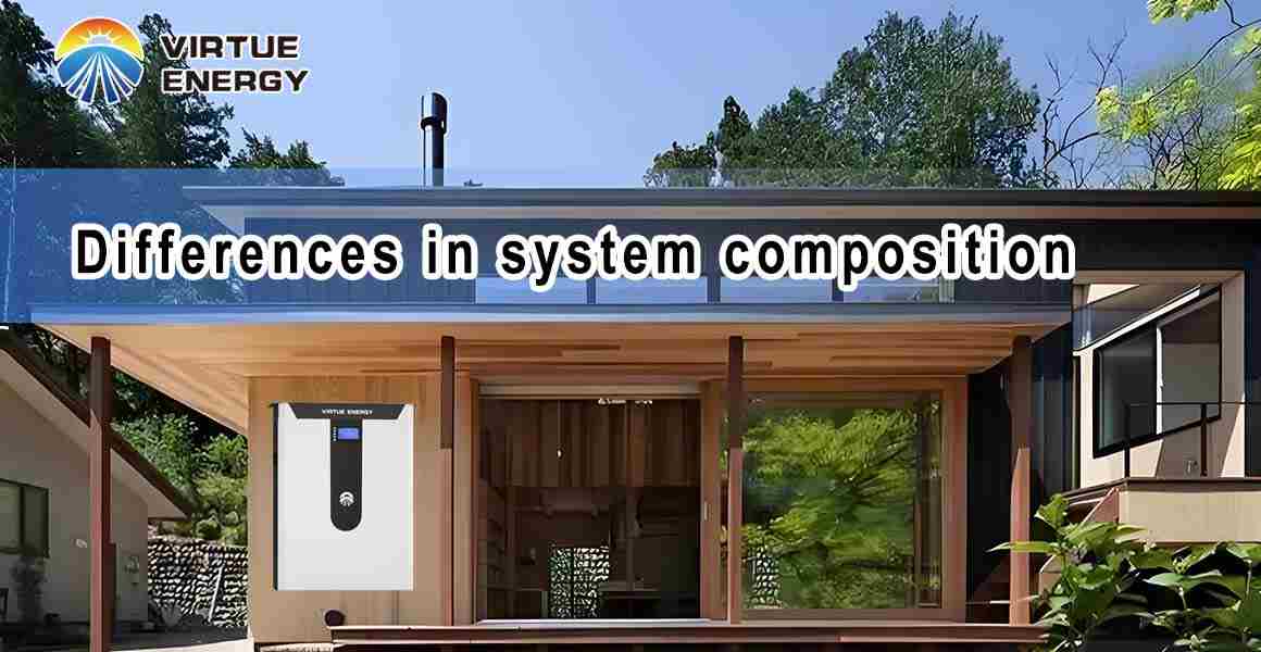 Differences in system composition