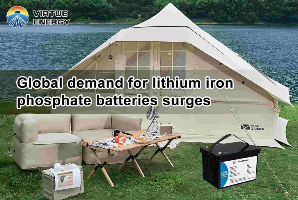 Global demand for lithium iron phosphate batteries surges